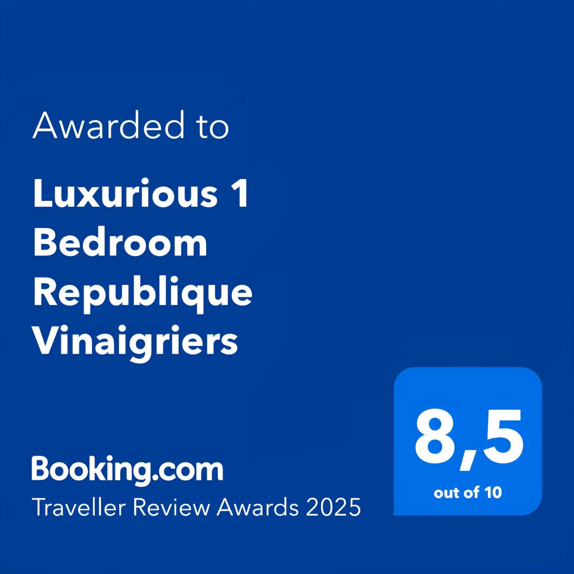Luxurious 1 Bedroom Republique Vinaigriers Free Netflix Paris Ngoại thất bức ảnh
